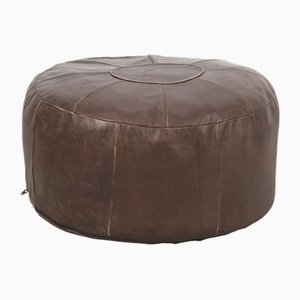 Vintage Leder Pouf