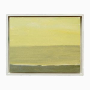 Janet Lynch, Shoreline, 21st Century, Oil Painting, Framed