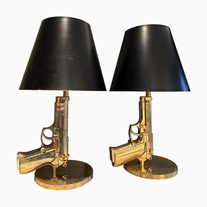 Gun Table Lamps by Philippe Starck for Flos, 2005, Set of 2