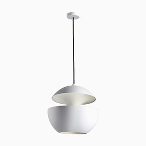 Here Comes the Sun Large White Pendant Lamp by Bertrand Balas