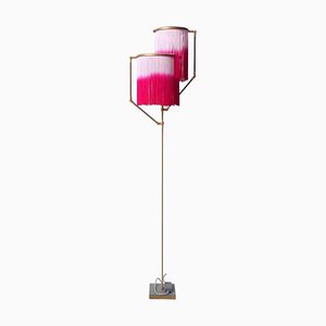Lámpara de pie Charme en rosa de Sander Bottinga