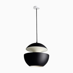 Here Comes the Sun Large Black and White Pendant Lamp by Bertrand Balas