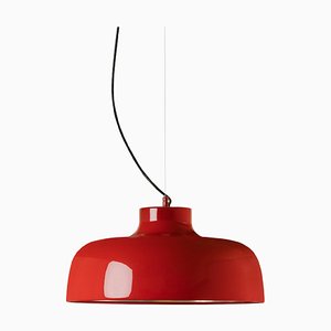 Red M68 Pendant Lamp by Miguel Mila