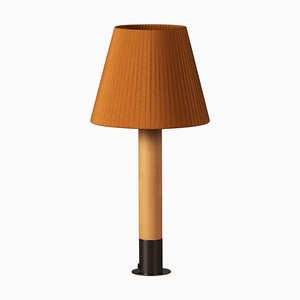 Bronze and Mustard Basic M1 Table Lamp by Santiago Roqueta, Santa & Cole