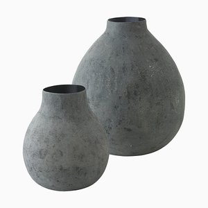 Vases Bulbo par Imperfettolab, Set de 2