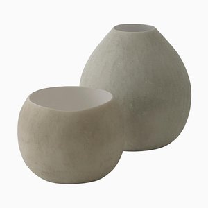 Vases Bulbo par Imperfettolab, Set de 2