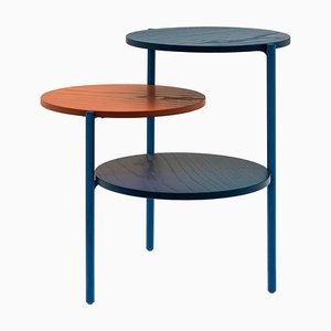 Blue & Coral Triplo Table by Mason Editions
