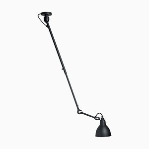 Black Lampe Gras N° 302 Ceiling Lamp by Bernard-Albin Gras