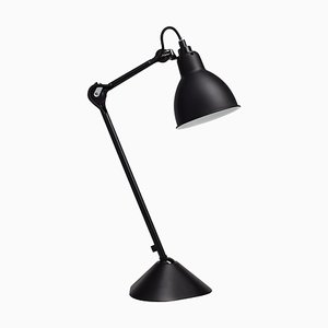 Lámpara de mesa Lampe Gras N ° 205 en negro de Bernard-Albin Gras