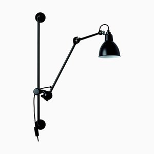 Lámpara de pared Lampe Gras N ° 210 en negro de Bernard-Albin Gras