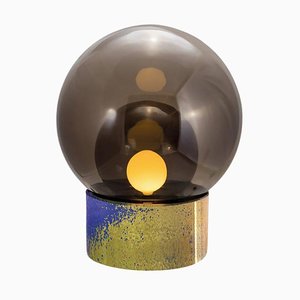 Boule Small Smoky Grey Smoky Grey Colombia Table Lamp by Pulpo