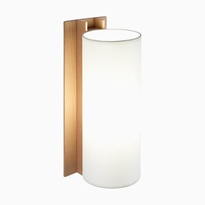 White and Beech TMM Largo Wall Lamp by Miguel Milá