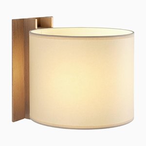 Beige and Beech TMM Corto Wall Lamp by Miguel Milá