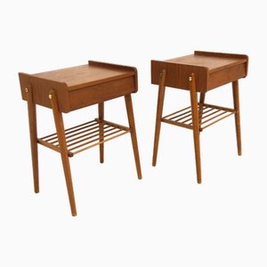 Comodini in teak, Svezia, anni '60, set di 2