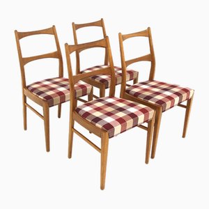 Skandinavische Stühle aus Eiche, Schweden, 1960er, 4 . Set