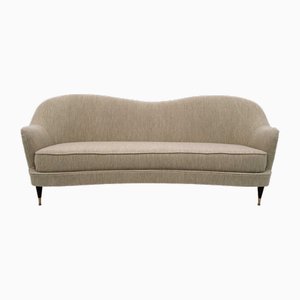 Gio Ponti zugeschriebenes Mid-Century Modern Sofa für Isa Bergamo, 1950er