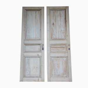 Late 19th Century French Pine Doors, 1890s, Set of 2