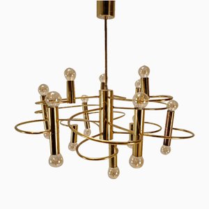 Chandelier attributed to Gaetano Sciolari, 1970s