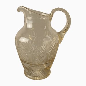 Large Empire Water Carafe in Crystal, France, 1800s