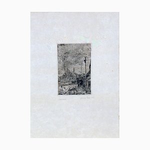 James Ensor, Chaumieres, 1888, Drypoint Etching