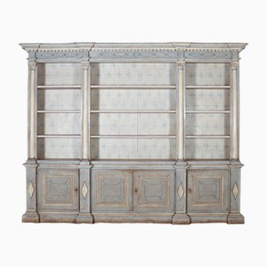 Italian Painted Library Bookcase, 1890s