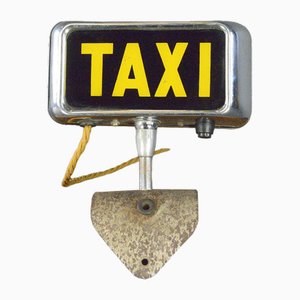 Light Up Taxi Sign, 1940s