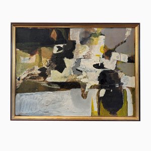 Lime & Shadow, años 50, óleo sobre lienzo, enmarcado