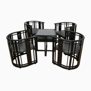 Mobilier de Salon Chat par Umberto Asnago pour Giorgetti, Set de 5