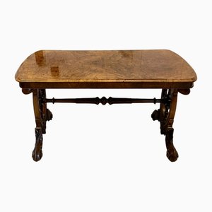 Antique Victorian Burr Walnut Centre Table, 1850