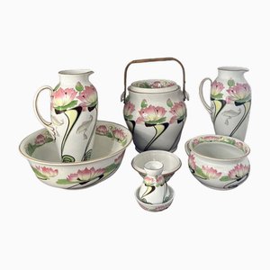 Set de Salle de Bain Medway Antique, 1900, Set de 9