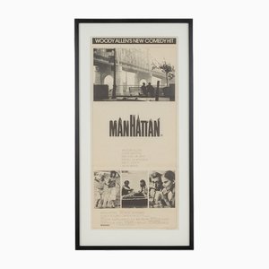 Póster de película de Manhattan, años 70