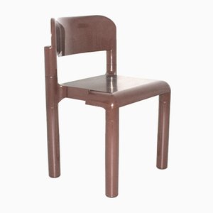 Sedia in plastica marrone di Eerio Aarnio per UPO Furniture, anni '70