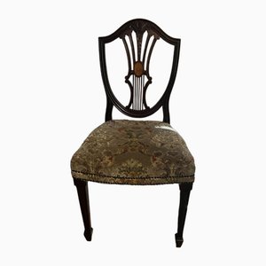 Edwardian Inlaid Mahogany Dining Chairs, 1900s, Set of 4