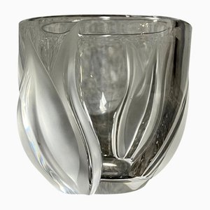 Crystal Tulip Vase from Lalique, France