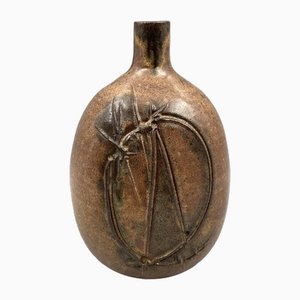 West German Fat Lava Style Studio Ceramic Vase by Luise Duncker, Germany, 1960s