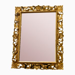 Large Florentine Giltwood Wall Mirror, 1930s