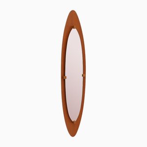 Mirror with Curved Plywood Frame, 1960s