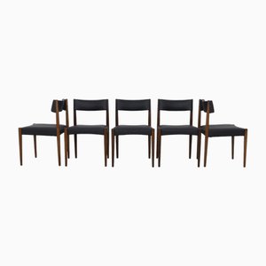 Dining Chairs in Rosewood by Aksel Bender Madsen for Bovenkamp, 1960s, Set of 5