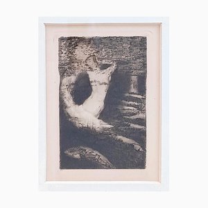 Odilon Redon, Passage d'une âme, 1891, Aquatint Etching