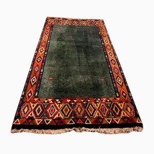 Vintage Hand-Knotted Rug in Wool