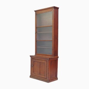 Verglaster Vintage Schrank, 1860er