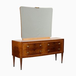 Mid-Century Commode with Mirror, 1950s