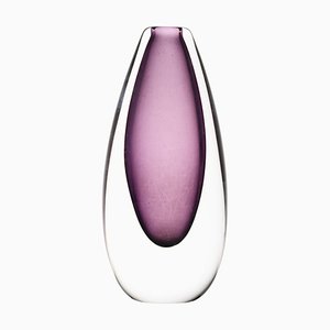 Purple Glass Vase, 1950s