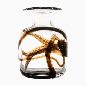 Tundra Vase aus Glas, Michael Bang zugeschrieben, 1970er