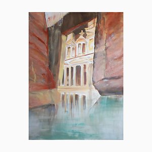 Charlotte Pivard, Petra, Le Trésor Submergé, Peinture Acrylique