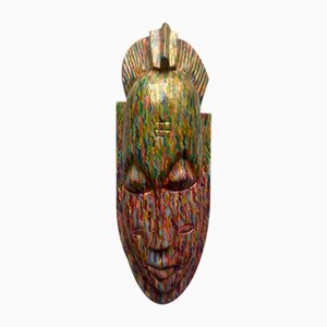 Nathanael Koffi, Masque Baoulé, 2023, Wood