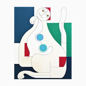 Hildegarde Handsaeme, The Female Cat, 2012, Acryl