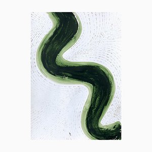 Aurélie Trabaud, Lines - Magnetic fields, 2023, Acrylic & Ink