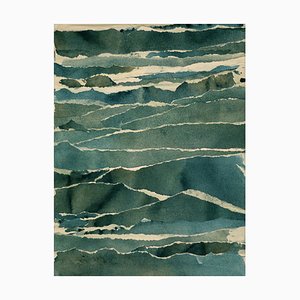Aurélie Trabaud, Landscape mountain N°3, 2019, Ink on Paper