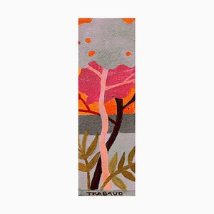 Aurélie Trabaud, Summer Pinus Pinaster, 2022, Acrylic on Canvas